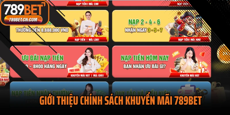 Giới thiệu chính sách khuyến mãi 789BET