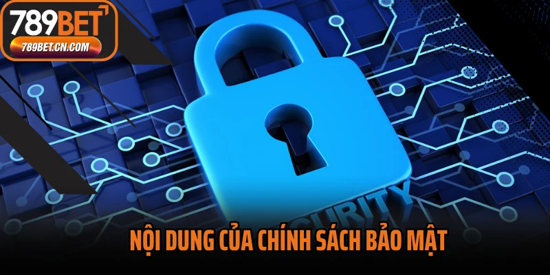 Nội dung của chính sách bảo mật